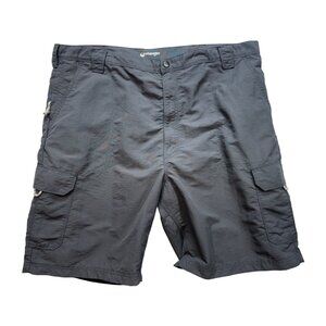 Wrangler Mens Cargo Shorts Size 44 Gray Lightweight Outdoor Casual Nylon